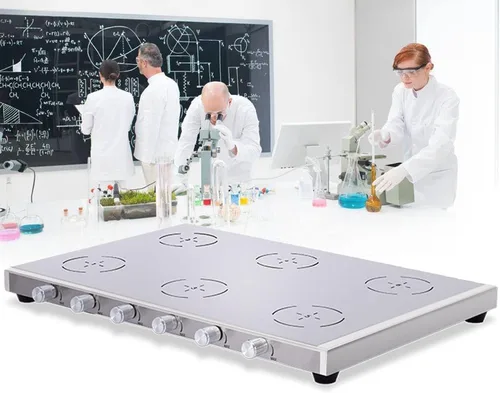 Vista 10 de Multi-Position Magnetic Stirrer Lab Equipment - 1/2/4/6 Channels, Independent Control, Stainless Steel Plate for Precise Mixing in Laboratory Use (4)