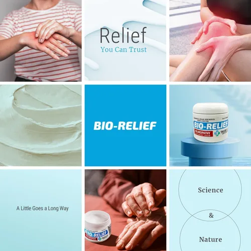 Vista 5 de Crema neuropatía BIO RELIEF 4oz fabricada en Estados Unidos