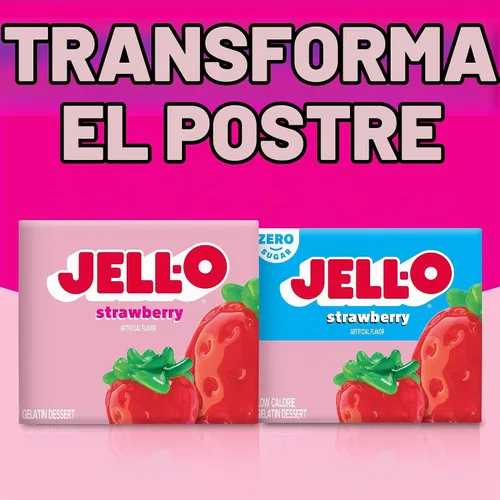 Vista 7 de Jell-O Gelatina de fresa, 3 oz