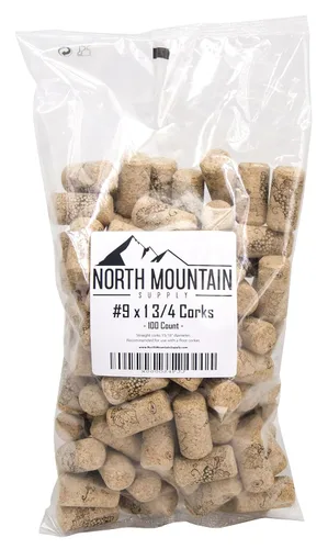 Vista 3 de North Mountain Supply Botellas de vino Burdeos de vidrio de 25.4 fl oz (48) + corchos premium Amorim Grape #9 (100)
