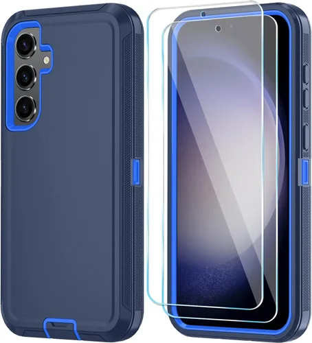 Vista 40 de ONOLA Funda para teléfono Samsung Galaxy S24 FE con protector de pantalla HD, funda para teléfono de servicio pesado resistente a golpes y caídas