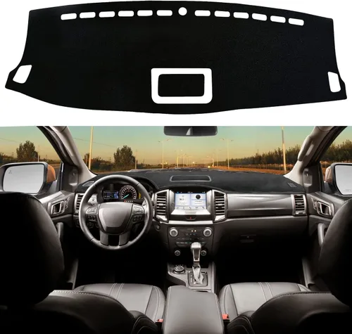 Vista 16 de Funda para tablero personalizada Compatible con Dodge Ram 1500 2019-2023 Antideslizante Decoración interior Protector de rayos UV y resplandor