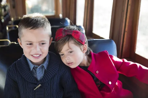 Vista 6 de Hope & Henry Cárdigan tipo suéter con cuello chal para niños