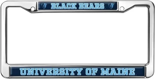 Vista 330 de Texas A&M University - Texarkana Mascot - Marco de metal estándar para placa de matrícula de tamaño completo