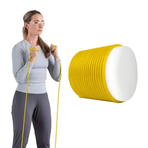 Vista 9 de TheraBand - Bandas de resistencia, banda elástica de látex profesional, para cuerpo superior e inferior, ejercicio de núcleo, terapia física