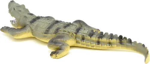 Vista 4 de CWG Caimán, cocodrilo, reptil, muy agradable réplica de goma blanda 14 '' CWG150 BB26