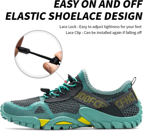 Vista 4 de SOBASO Zapatos de agua para mujeres y hombres, secado rápido, para natación, playa, zapatos acuáticos para deportes acuáticos, buceo, senderismo