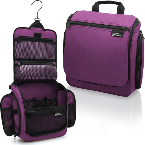 Vista 12 de D&D Bolsa colgante para artículos e aseo personal, organizador de viaje de diseñador para maquillaje y artículos de aseo, para hombres y mujeres