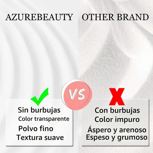 Vista 6 de AZUREBEAUTY - Polvo de inmersión transparente para uñas, básico, transparente, para uñas francesas de cristal y acrílicas, manicura