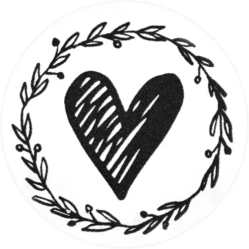 Vista 9 de Paper Junkie Calcomanías de corazón, vinilo transparente de 1.25 pulgadas, paquete de 250 calcomanías para sellar sobre, sellos de sobres de boda