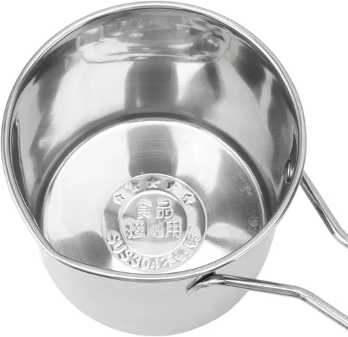 Vista 8 de Olla para freír 304 de acero inoxidable con cesta coladora y asa para freír camarones, olla de acero inoxidable 304