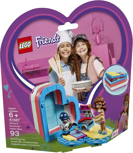 Vista 4 de LEGO Friends Olivia's Summer Heart Box 41387 Kit de construcción, nuevo 2019 (93 piezas)