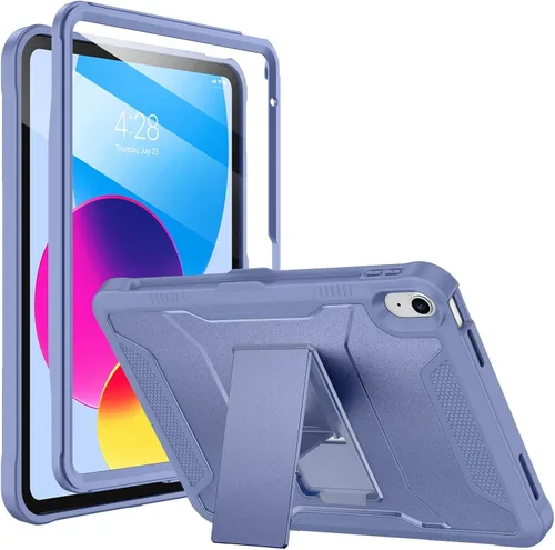 Vista 10 de Funda Soke para iPad (A16) de 11ª generación de 11 pulgadas 2025, iPad de 10ª generación de 10.9 pulgadas 2022, con protector de pantalla