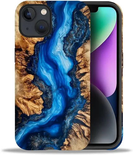 Vista 103 de DAIZAG Funda compatible con iPhone 11, hermoso color arena, patrón completo, carcasa rígida híbrida de plástico TPU + funda de protección