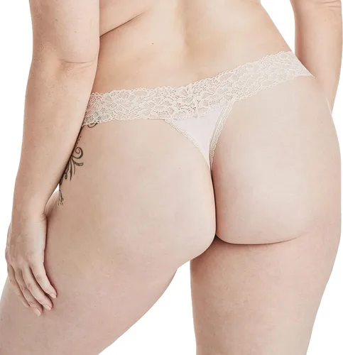 Vista 4 de Maidenform Paquete de 3 tangas de encaje para mujer
