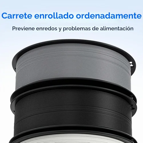 Vista 4 de Creality Filamento PLA de 0.069 pulgadas, paquete de 26.5 lbs, filamento de impresora 3D de alta precisión +/-0.001 in, extrusión consistente Paq