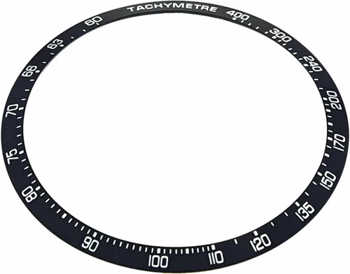 Vista 2 de Ewatchparts Inserto de bisel compatible con reloj Tag Heuer Carrera Calibre 16 CV2A11.Ba0796 Day Date de 1.693 in