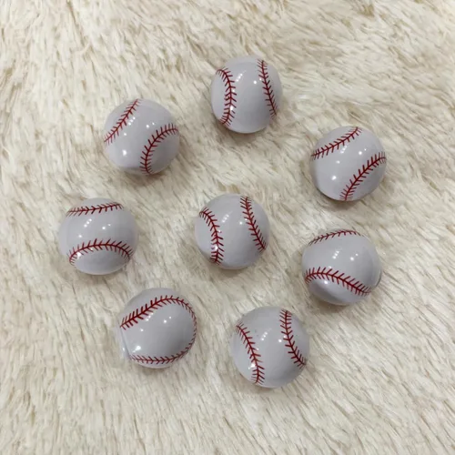 Vista 4 de Pomos de béisbol para aparador, paquete de 6 pomos decorativos de bola, pomos deportivos para niños, cajón/gabinete/puerta