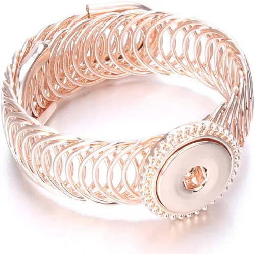 Vista 7 de Lovglisten - Pulsera de 3 piezas con cierre a presión de 0.709 0.787in ajustable