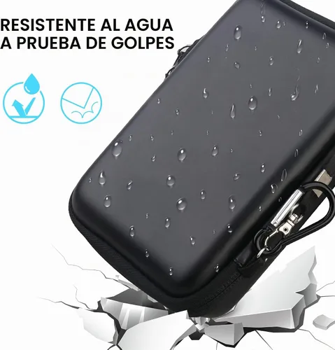 Vista 5 de Lacdo Estuche de transporte de disco duro para SanDisk Professional G-Drive ArmorATD - Disco duro externo portátil resistente HDD USB-C USB 3.2 Gen
