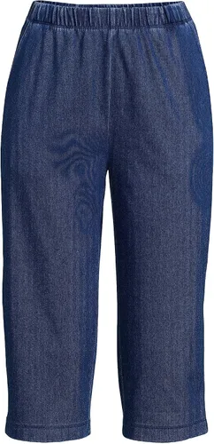 Vista 5 de Pantalón Lands' End capri, de cintura alta y elástica, pantalón deportivo sin cierre, para mujer