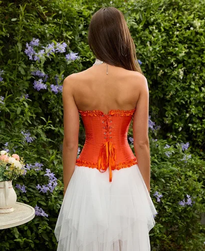 Vista 173 de SZIVYSHI Corsé para mujer, lencería moldeadora, body con cintura de encaje