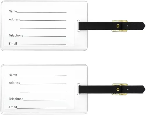 Vista 7 de Harry Potter - Juego de 2 tarjetas de identificación para equipaje de mano con diseño de Chibi