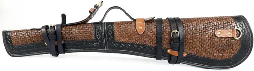 Vista 12 de Funda para rifle de 33 pulgadas, fundas suaves para escopeta - Fundas de cuero genuino para rifle y escopeta, accesorios de caza, funda de pistola