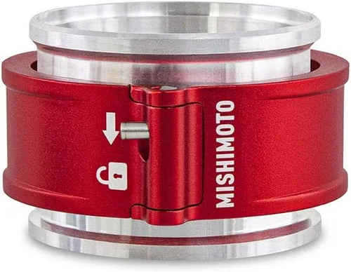 Vista 8 de Mishimoto MMCLAMP-QD-25CL Montaje de abrazadera de liberación rápida, 2.5" Plata