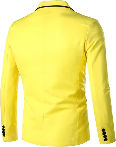 Vista 2 de Abrigo de algodón para hombre con cuello formal, transpirable, creativo patrón lavado