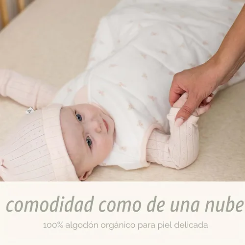 Vista 5 de Burt's Bees Baby Manta orgánica de apicultor infantil, manta unisex