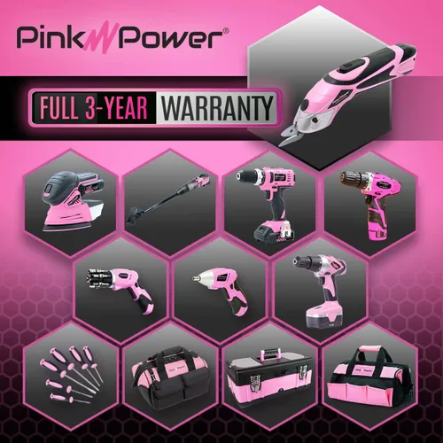 Vista 7 de Pink Power Tijeras Eléctricas Inalámbricas Cortador de Tela para Manualidades, Cajas, Costura, Alfombras y Álbumes de Recortes - Cizallas Rotativas