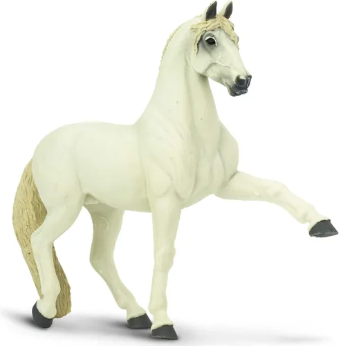 Vista 6 de Safari Ltd. Figurina de Semental Andaluz - Figura Modelo de Plástico Detallada de 4.5" - Juguete de Juego Educativo Divertido para Niños, Niñas