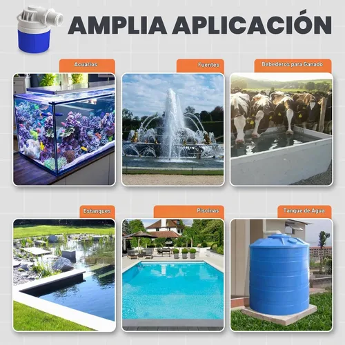Vista 7 de Válvula de flotador de agua de 1" para tanque de agua, canales de agua