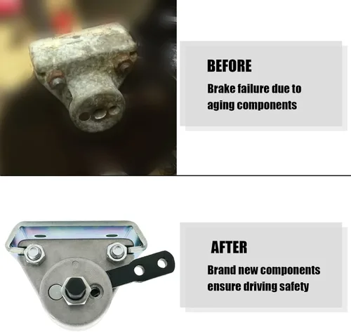 Vista 4 de Pinza de freno mecánica y soporte con pastillas para Go Kart 9598 9597 Manco Yerf-Dog Carter ASW Bristers Airheart MB-1 Predator 212cc 196cc 6.5hp