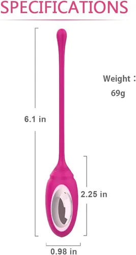 Vista 2 de Pesas para entrenamiento muscular del suelo pélvico del suelo pélvico para apretar y fortalecer, para principiantes a intermedios, peso de 2.22 oz
