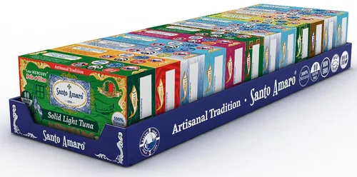 Vista 13 de Santo Amaro - Filetes de atún salvaje artesanal en aceite de oliva y jengibre, atún salvaje capturado con polo y línea de Portugal, atún enlatado
