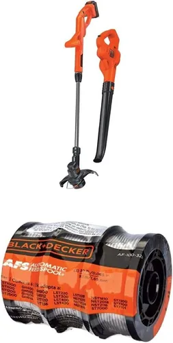 Vista 3 de Black & Decker LCC221 juego de cortador de césped y soplador, batería de litio de un máximo de 20 V, 10 pulgadas