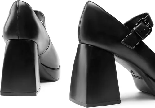 Vista 4 de DREAM PAIRS Women's High Chunky Platform Closed Toe Mary Jane Block Heels Square Toe Strappy Dress Wedding Party Pumps Shoes