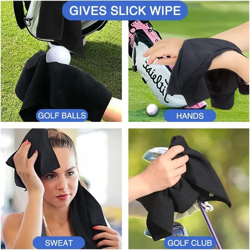 Vista 6 de Hafhue Talk Birdie to Me - Divertida toalla de golf, regalos de golf para hombres y mujeres, accesorios de golf para hombres o mujeres, regalos