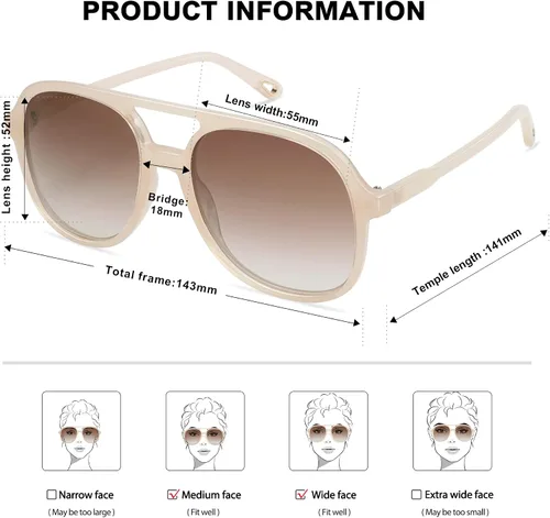 Vista 3 de SOJOS Gafas de sol estilo aviador polarizadas retro para mujeres y hombres, clásicos de los años 70, estilo vintage, cuadrados, estilo aviador