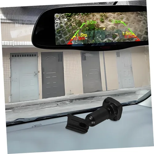 Vista 6 de PRETYZOOM Soporte de montaje en espejo retrovisor para cámara de salpicadero, accesorio interior ajustable del vehículo con base de consola central