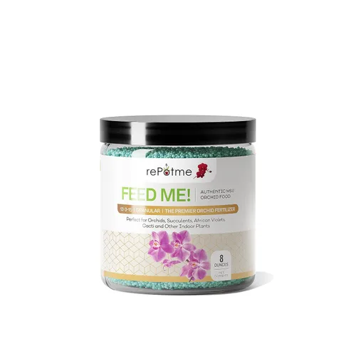Vista 5 de rePotme Fertilizante para Orquídeas - ¡Aliméntame! Fertilizante para Orquídeas MSU - Agua RO/Lluvia/Grifo - Frasco de 16 oz