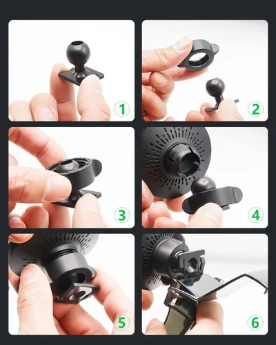Vista 7 de BEHAVE Cargador de coche inalámbrico magnético para Honda CRV 2017-2021, soporte de carga rápida de 15 W compatible con funda MagSafe, iPhone
