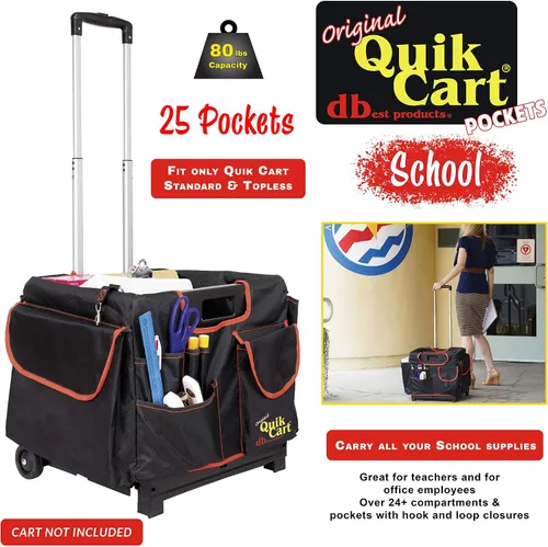 Vista 2 de dbest products Quik Cart - Carrito multiuso plegable