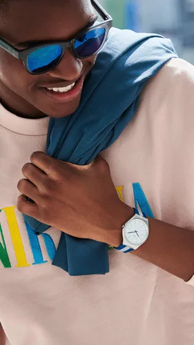 Vista 4 de Swatch Reloj Skinspring SYXS107 gris Ironía de la piel