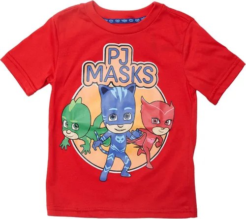 Vista 8 de Pj Masks 3 playeras para niños