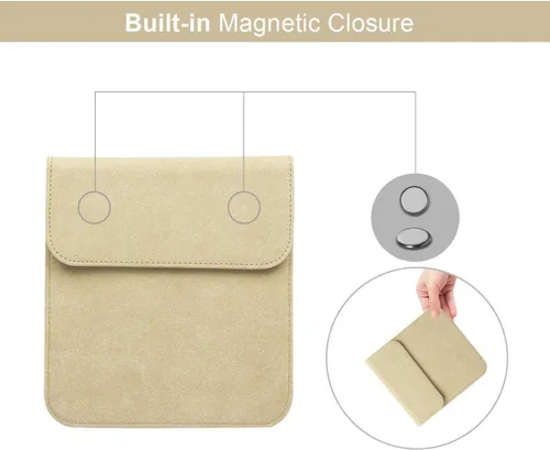 Vista 6 de Funda de cuero para Kindle Paperwhite 7 pulgadas E-Reader - Funda protectora para Kindle Paperwhite 10ª generación 2019/9ª generación 2017