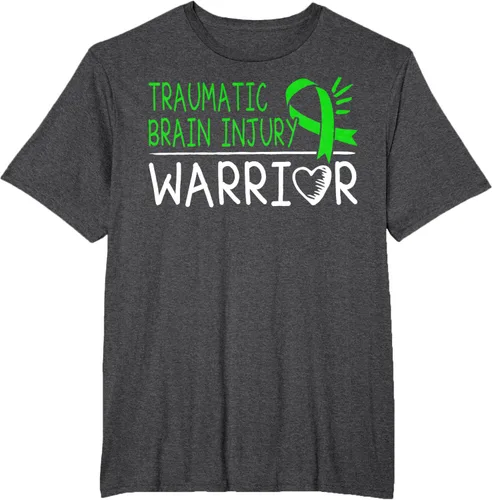 Vista 20 de Camiseta de lesión intracraneal - Camiseta de conciencia TBI, Negro, S