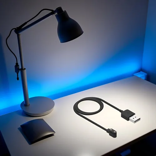Vista 2 de Compatible con cargador de reloj inteligente Da Fit, cable de carga USB de repuesto para reloj inteligente, reloj inteligente, cables de repuesto
